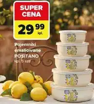 Pojemniki emaliowane POSITANO