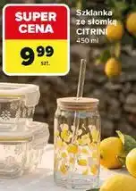 Carrefour Szklanka ze słomką CITRINI oferta