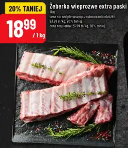 Polomarket Żeberka wieprzowe extra paski oferta