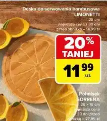 Carrefour Deska do serwowania bambusowa LIMONETTI oferta