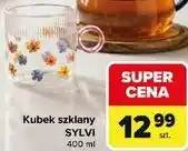 Carrefour Kubek szklany SYLVI oferta