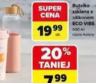 Carrefour Butelka szklana z silikonem ECO VIBE oferta