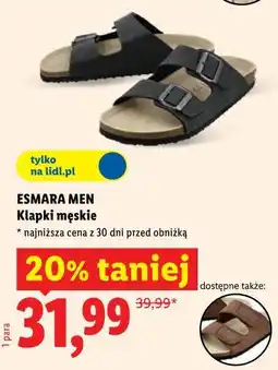 Lidl ESMARA MEN Klapki męskie oferta
