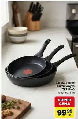 Carrefour Zestaw patelni aluminiowych TERMIKO oferta