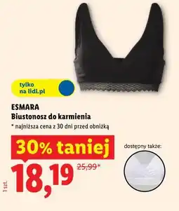 Lidl ESMARA Biustonosz do karmienia oferta