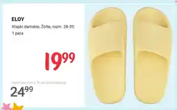 Rossmann Klapki damskie Eloy żółte rozm. 38-39 oferta