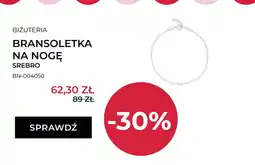 Briju Bransoletka na nogę srebro Briju oferta