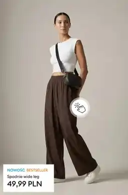 Sinsay Spodnie wide leg oferta
