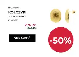Briju Kolczyki Briju żółte srebro oferta