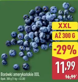 ALDI Borówki amerykańskie oferta