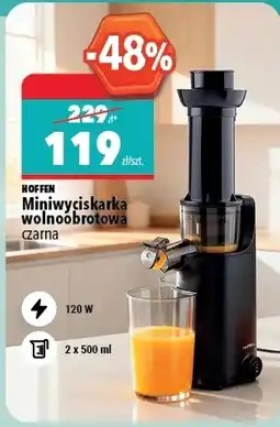 Biedronka Wyciskarka wolnoobrotowa Hoffen oferta