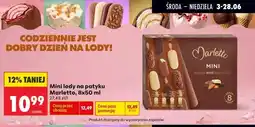 Biedronka Mini lody na patyku Marletto 8-pak oferta