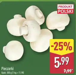 ALDI Pieczarki Polski oferta