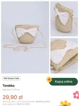 Coccodrillo Torebka Coccodrillo beżowa 11x13 cm oferta