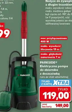 Kaufland Pompa Parkside oferta