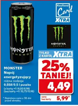Kaufland Napój energetyczny Monster oferta