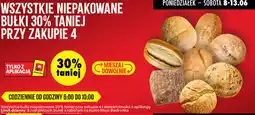 Biedronka WSZYSTKIE NIEPAKOWANE BUŁKI 30% TANIEJ PRZY ZAKUPIE 4 oferta