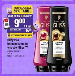 Polomarket Odżywka balsamiczna do włosów Schwarzkopf Gliss Color Perfector oferta