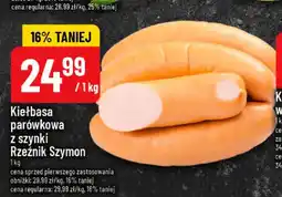 Polomarket Kiełbasa parówkowa z szynki Rzeźnik Szymon oferta