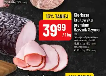Polomarket Kiełbasa krakowska premium Rzeźnik Szymon oferta