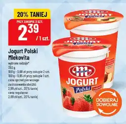 Polomarket Jogurt Polski brzoskwiniowy Mlekovita oferta