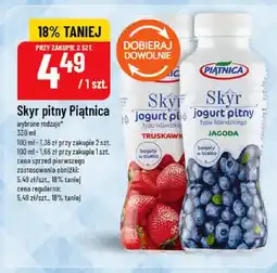 Polomarket Jogurt pitny Skyr Piątnica o smaku truskawkowym oferta