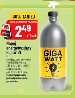 Polomarket Napój energetyzujący GigaWatt Classic oferta