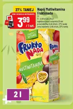 Polomarket Napój multiwitamina Fruktonada oferta