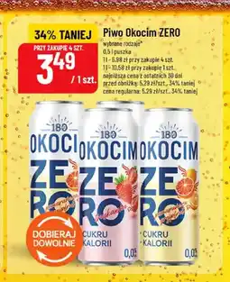 Polomarket Piwo bezalkoholowe Okocim Zero Pomarańcza i Limonka oferta