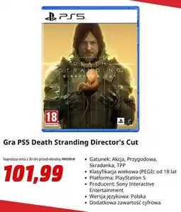 Media Markt Gra PS5 Death Stranding Director's Cut oferta