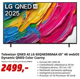 Media Markt Telewizor LG QNED AI 65 4K oferta