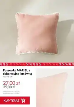 Homla Poszewka MARIEL z dekoracyjną lamówką 45x45 cm oferta