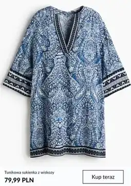 H&M Tunikowa sukienka z wiskozy oferta