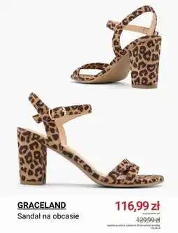 Deichmann Sandał na obcasie Graceland oferta