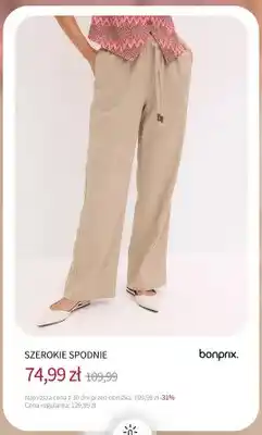 BonPrix Szerokie spodnie Bonprix oferta