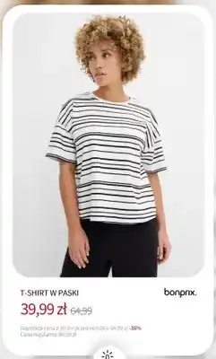 BonPrix T-shirt w paski Bonprix oferta