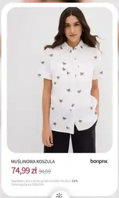 BonPrix Koszula muślinowa Bonprix oferta