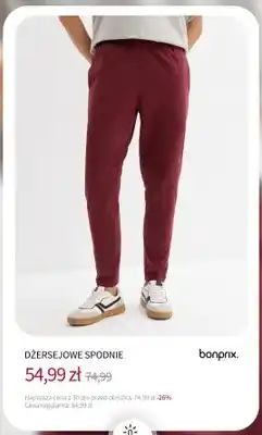 BonPrix Spodnie dżersejowe Bonprix oferta