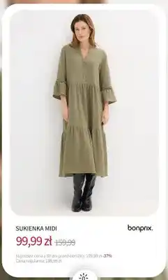 BonPrix Sukienka midi Bonprix oferta