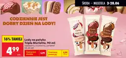 Biedronka Lody na patyku Triple Marletto oferta