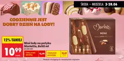 Biedronka Mini lody na patyku Marletto oferta