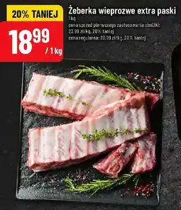 Polomarket Żeberka wieprozwe extra paski oferta