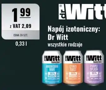 Eurocash Napój izotoniczny: Dr Witt oferta
