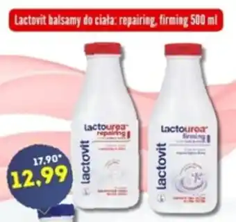 Lactovit balsamy do ciała: repairing, firming
