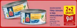 ALDI GOLDEN SEAFOOD Filety z tuńczyka w oleju słonecznikowym oferta