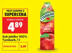 Biedronka Sok jabłko 100% Tymbark oferta