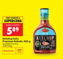 Biedronka Ketchup keto Premium Roleski oferta