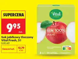 Biedronka Sok jabłkowy tłoczony Vital Fresh oferta