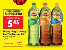 Biedronka Napój niegazowany Ice Tea Lipton oferta