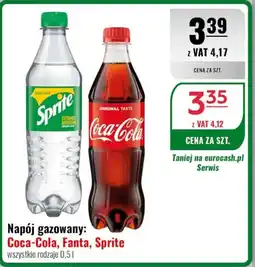 Eurocash Coca-Cola, Fanta, Sprite Napój gazowany oferta